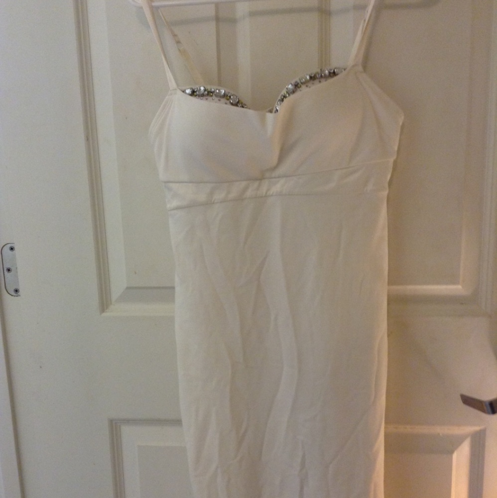 Victoria Secret White Rhinestone Bra Dress